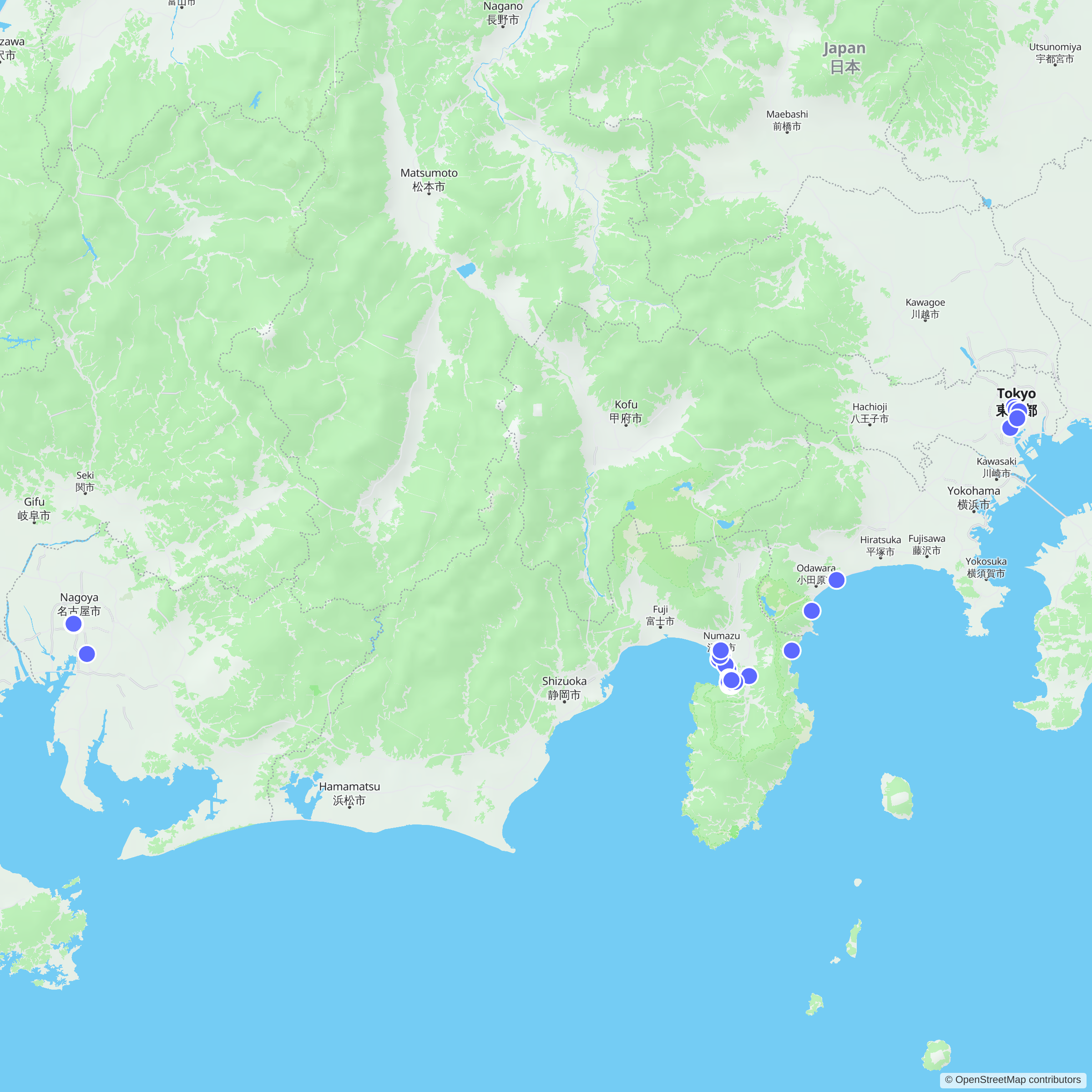 ラブライブサンシャイン沼津ロケ地マップ ラブライブ! サンシャイン!!』聖地（ロケ地）マップ｜84か所